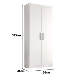 Multiuso Miriam 2 Portas 1,85m Branco - 4