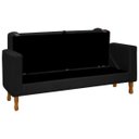 Ver imagem 4 de Recamier Sapateira Baú Pietro para Cama Queen Size 160cm Bouclê - Sofa Store:bouclê Preto