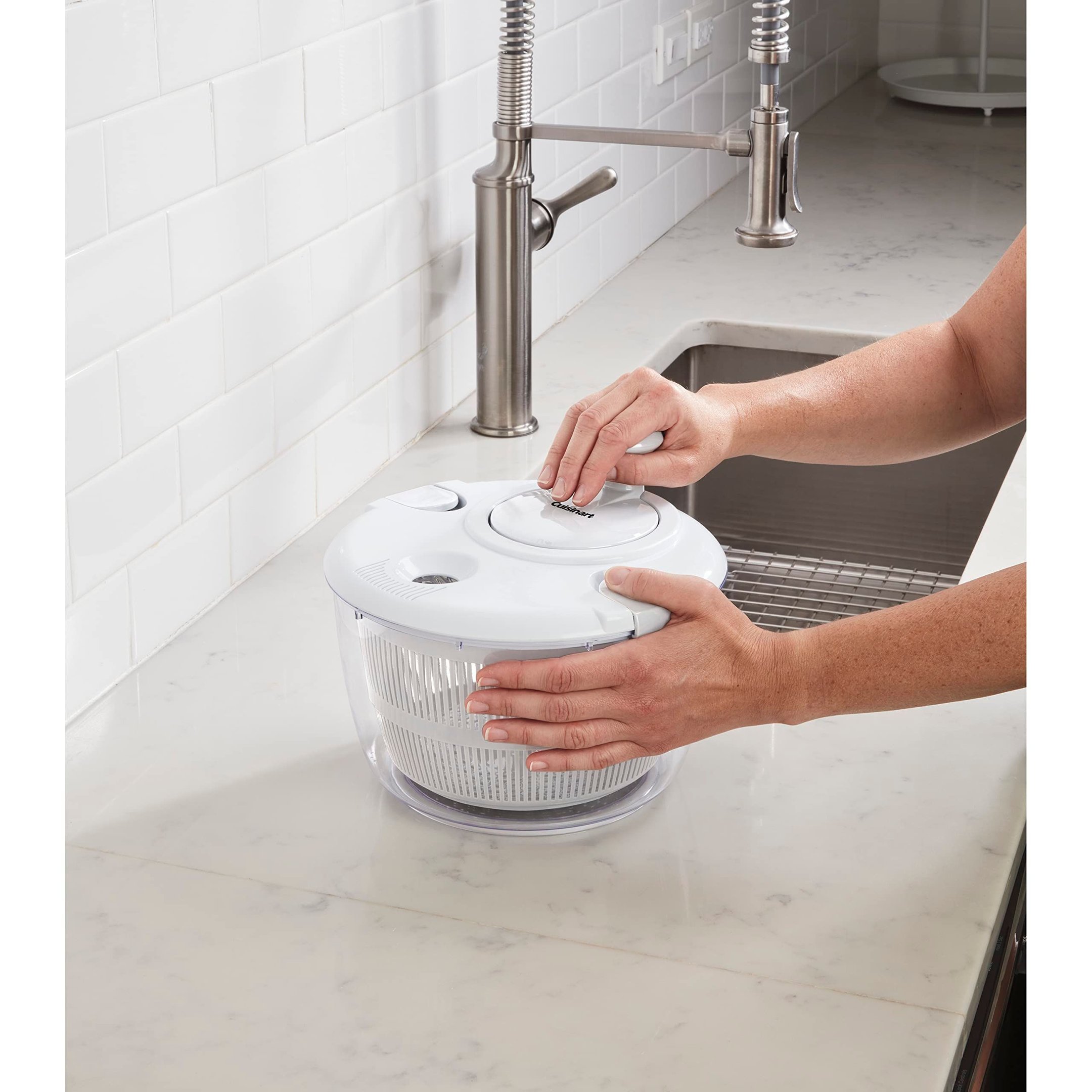 Centrífuga de Saladas Cuisinart 5l, Ctg-00-sasw, Branca - 6