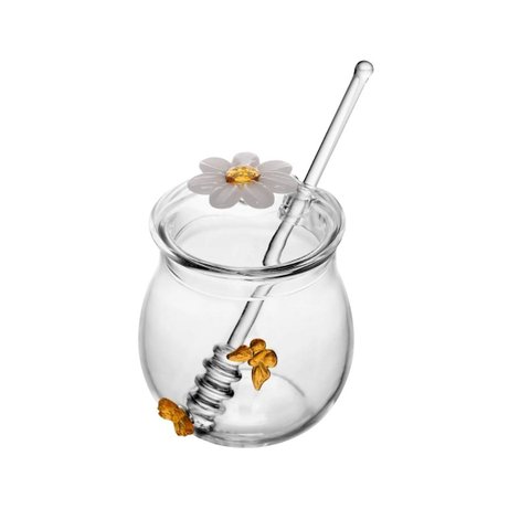 Meleira com Pegador Sun Garden 270ml Vidro Borossilicato