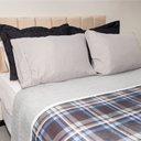 Ver imagem 4 de Cobertor com Manta Estampado e Sherpa Lã de Carneiro 2,40x2,20 Metros Xadrez Casa Dona