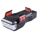 Ver imagem 1 de Farol Lanterna Led Recarregável com Buzina e Suporte de Celular para Bicicleta