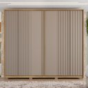 Ver imagem 2 de Guarda Roupa Casal Ripado 6 Portas 4 Gavetas Suburban