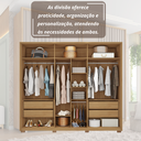 Ver imagem 7 de Guarda Roupa Casal Ripado 6 Portas 4 Gavetas Suburban