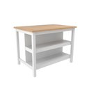 Ver imagem 3 de Ilha Cozinha Ditália 2 Prateleiras Branco CD-1019