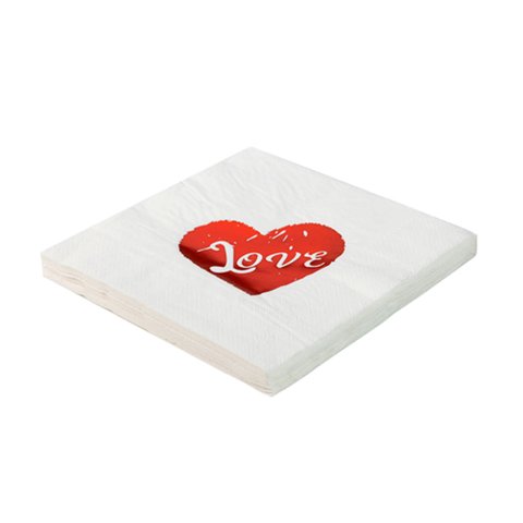 Guardanapo Papel Decorado Silverfestas Coração Love 20un