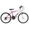 Bicicleta Ultra Bikes Aro 24 Masculina Bicolor Rosa - Branco - 1