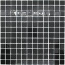 Ver imagem 2 de Pastilha de Vidro para Cozinha Cristal Lisa Preto 30cmx30cm