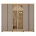 Ver imagem 3 de Guarda Roupa Casal 6 Portas 4 Gavetas Reflex Suburban
