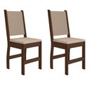 Ver imagem 7 de Kit 8 Cadeiras de Jantar Clara MDF Courino Bege Pallazio