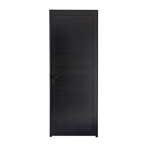 Porta Lambril Preta Direita 2,10 X 0,80
