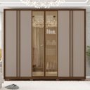 Ver imagem 2 de Guarda Roupa Casal 6 Portas 4 Gavetas Suburban Reflex