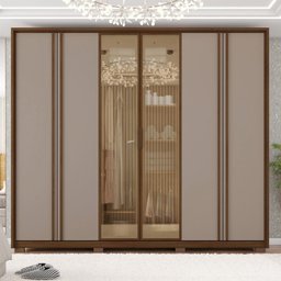 Guarda Roupa Casal 6 Portas 4 Gavetas Suburban Reflex - 2 Guarda Roupa Casal 6 Portas 4 Gavetas Suburban Reflex - 2