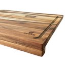 Ver mais imagens de Kit 2 Tábuas de Corte Teca 48x33 Encaixe para Bancada Churrasco Zanline