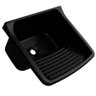 Tanque Plastico Lavar Roupa 24 Litros Preto - Metasul - 1