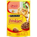 Ver imagem 1 de Ração Úmida Nestlé Purina Friskies para Gatos Adultos Sabor Carne 85gr Caixa c/ 15 Un.