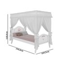 Ver imagem 3 de Cama Infantil Princesa Encantada com Dossel