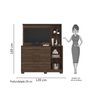 Cômoda com Painel Para TV de até 43 Polegadas Ilhabela - 4