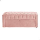 Ver imagem 4 de Calçadeira de Sapatos Baú Estofada 140 Cm Casal Veludo Emma