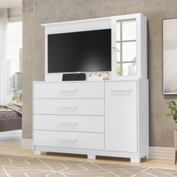 Cômoda com Painel Para TV de até 43 Polegadas Ilhabela - 2