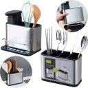 Ver imagem 2 de Kit Dispenser Aço Inox de Alta Qualidade Detergente Esponja