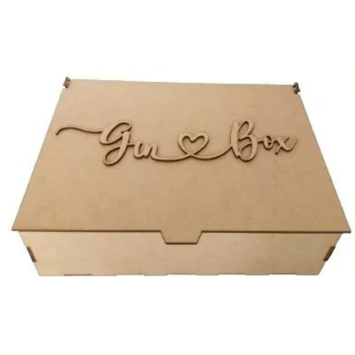 Caixa Gin Tonica - Box Especiarias Organizadora - Decoração - MDF Cru - S/Divisória - 23cm