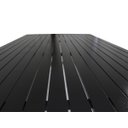 Ver imagem 5 de Mesa Retangular Haiti com Tampo Ripado em Alumínio para Cozinha, Edícula, Área - Preto Fosco