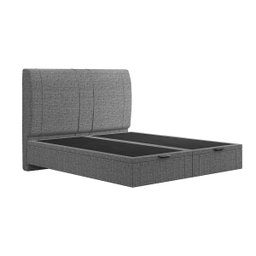Cama Flutuante Baú Space Queen Linho - Skybox - 5