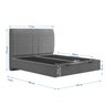 Cama Flutuante Baú Space Queen Linho - Skybox - 6