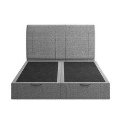 Cama Flutuante Baú Space Queen Linho - Skybox - 7
