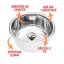 Ver imagem 3 de Móveis Clínicos - Cuba Deki com Aço 304 - Medidas 30x15cm