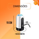 Ver imagem 3 de Bebedouro Bomba Elétrica P Garrafão Galão Água Recarregável:Branco2630