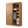 Guarda-Roupa Solteiro 2 Portas 1 Porta Ripada Samambaia CabeCasa MadeiraMadeira - 10