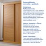 Guarda-Roupa Solteiro 2 Portas 1 Porta Ripada Samambaia CabeCasa MadeiraMadeira - 8