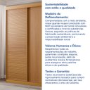 Ver mais imagens de Guarda-Roupa Solteiro 2 Portas 1 Porta Ripada Samambaia CabeCasa MadeiraOriginals Carvalho