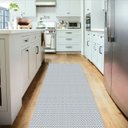 Ver imagem 2 de Tapete Passadeira 2,50m X 65cm Grande para Cozinha Nórdico - Cinza