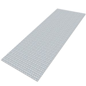 Tapete Passadeira 2,50M x 65cm Grande para Cozinha Nórdico - Cinza