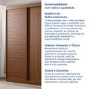 Ver mais imagens de Guarda-Roupa Solteiro 2 Portas 1 Porta Ripada Samambaia CabeCasa MadeiraOriginals Freijó