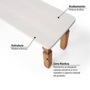 Ver imagem 2 de Kit com 2 Bancos Corona Rústico 1,80m