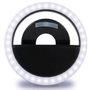Ring Light Led Celular Usb 8 Cm Preto