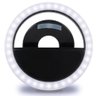 Ring Light Led Celular Usb 8 Cm Preto - 1