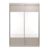 Guarda-Roupa Solteiro 2 Portas com Espelho Samambaia CabeCasa MadeiraOriginals - 11