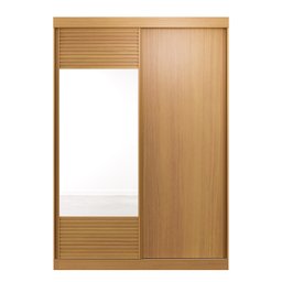 Guarda-Roupa Solteiro 2 Portas 1 Porta com Espelho Samambaia CabeCasa MadeiraMadeira - 11