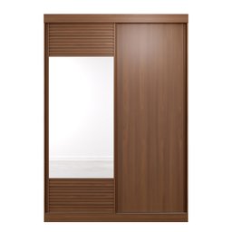 Guarda-Roupa Solteiro 2 Portas 1 Porta com Espelho Samambaia CabeCasa MadeiraMadeira - 11