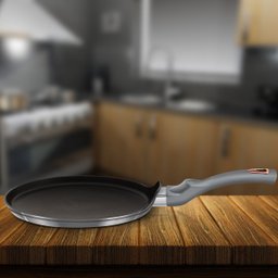 Frigideira Panquequeira Tripla Camada de Mármore 25cm Berlinger Haus e Descanso de Panelas Antiadere - 10