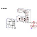 Ver imagem 4 de Cozinha Modulada Compacta 211,5cm Milano Multimóveis MP2400 - Vanilla