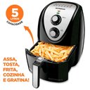 Ver imagem 2 de Fritadeira sem Oleo Eletrica Mondial Air Fryer 1500w Preto 110v