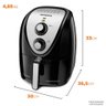 Fritadeira sem Oleo Eletrica Mondial Air Fryer 1500w Preto 110v - 3