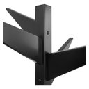 Ver imagem 3 de Cabideiro para Closet Rangifer Mancebo de Madeira com Roupas Resion Cabideiro Reticulado Preto