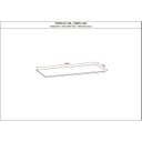 Ver imagem 4 de Tampo Retangular para Cozinha 120cm Marrom/Freijó